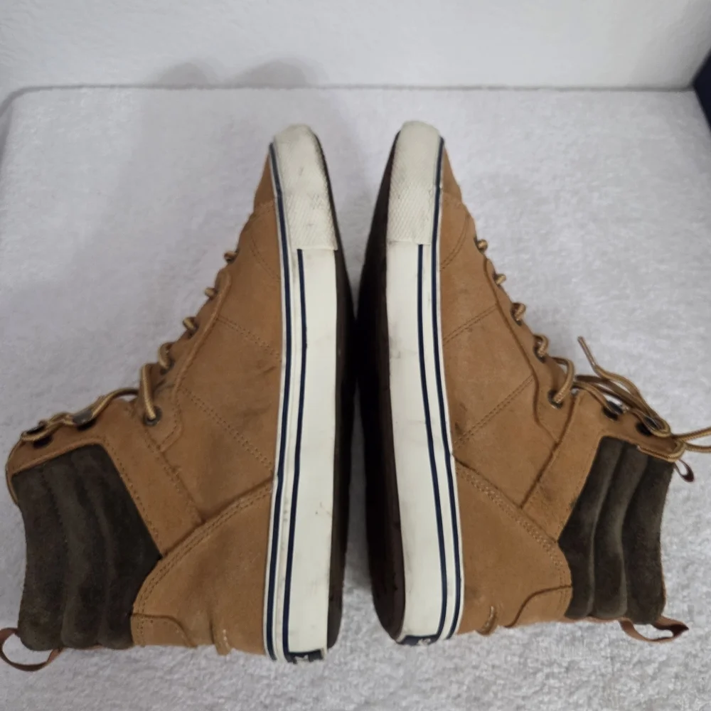 Sperry Men's Striper Storm Hiker Sneaker Boots Size 8 Tan